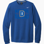 Dolgeville Central Blue Devils <span class="pdp-name-mascot">Dolgeville Central Blue Devils</span> Nike Men's Club Fleece Crew Front Thumbnail