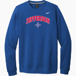 Jefferson Dragons <span class="pdp-name-mascot">Jefferson Dragons</span> Nike Men's Club Fleece Crew Front Thumbnail