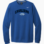 MONTCLAIR HIGH SCHOOL CAVALIERS <span class="pdp-name-mascot">MONTCLAIR CAVALIERS</span> Nike Men's Club Fleece Crew Front Thumbnail