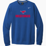 THOMAS JEFFERSON HIGH SCHOOL MUSTANGS <span class="pdp-name-mascot">THOMAS JEFFERSON MUSTANGS</span> Nike Men's Club Fleece Crew Front Thumbnail