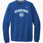 Children's Manor Children's Manor <span class="pdp-name-mascot">Children's Manor & Magnet Montessori Schools</span> Nike Men's Club Fleece Crew Front Thumbnail