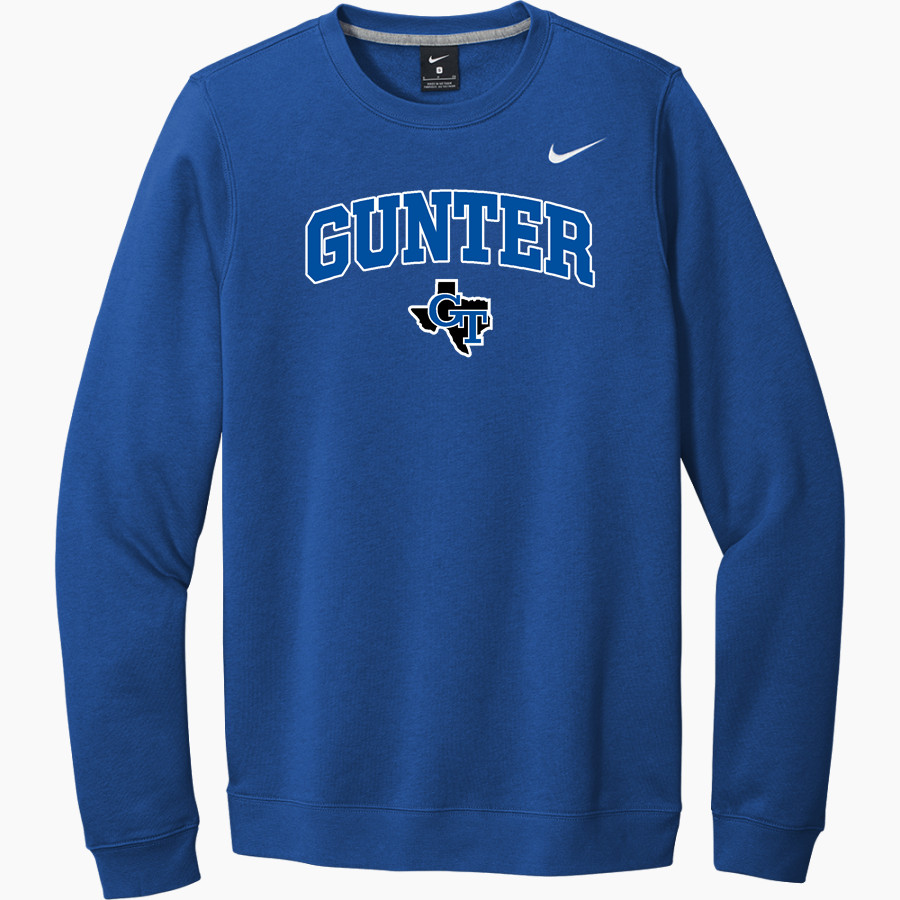 GUNTER HIGH SCHOOL TIGERS <span class="pdp-name-mascot">GUNTER TIGERS</span> Nike Men's Club Fleece Crew