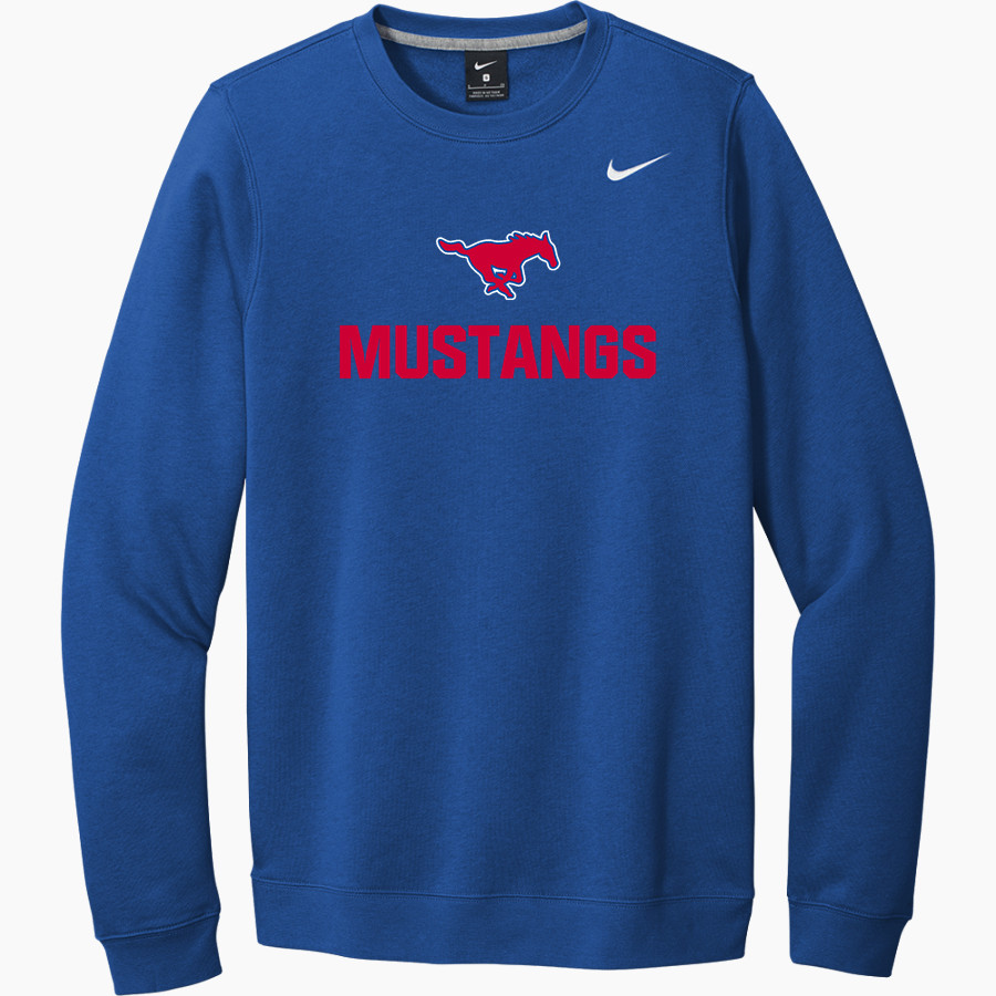 THOMAS JEFFERSON HIGH SCHOOL MUSTANGS <span class="pdp-name-mascot">THOMAS JEFFERSON MUSTANGS</span> Nike Men's Club Fleece Crew