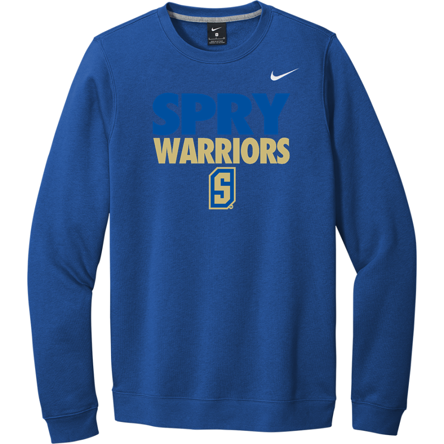 Spry Warriors <span class="pdp-name-mascot">Spry Warriors</span> Nike Men's Club Fleece Crew