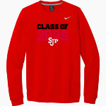 St. John's Prep Red Storm Nike Men's Club Fleece Crew Front Thumbnail