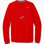 LAWNDALE HIGH SCHOOL CARDINALS <span class="pdp-name-mascot">LAWNDALE CARDINALS</span> Nike Men's Club Fleece Crew Front Thumbnail