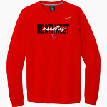 Northwest Mounties Nike Men's Club Fleece Crew Front Thumbnail