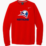 NORTHLAND Pioneers Nike Men's Club Fleece Crew Front Thumbnail