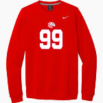 Firebirds Fastpitch The Official Online Store <span class="pdp-name-mascot">Firebirds Fastpitch Softball</span> Nike Men's Club Fleece Crew Front Thumbnail
