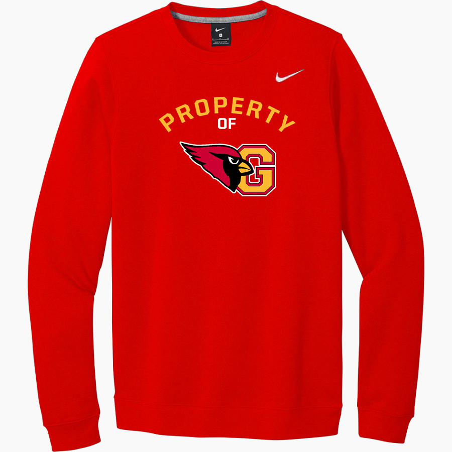 GLENDALE HIGH SCHOOL CARDINALS <span class="pdp-name-mascot">GLENDALE CARDINALS</span> Nike Men's Club Fleece Crew