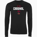 Wheeling University Cardinals Online Store Nike Men's Long Sleeve Cotton Crew T-Shirt Front Thumbnail