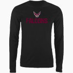 FREEPORT HIGH SCHOOL FALCONS <span class="pdp-name-mascot">FREEPORT FALCONS</span> Nike Men's Long Sleeve Cotton Crew T-Shirt Front Thumbnail