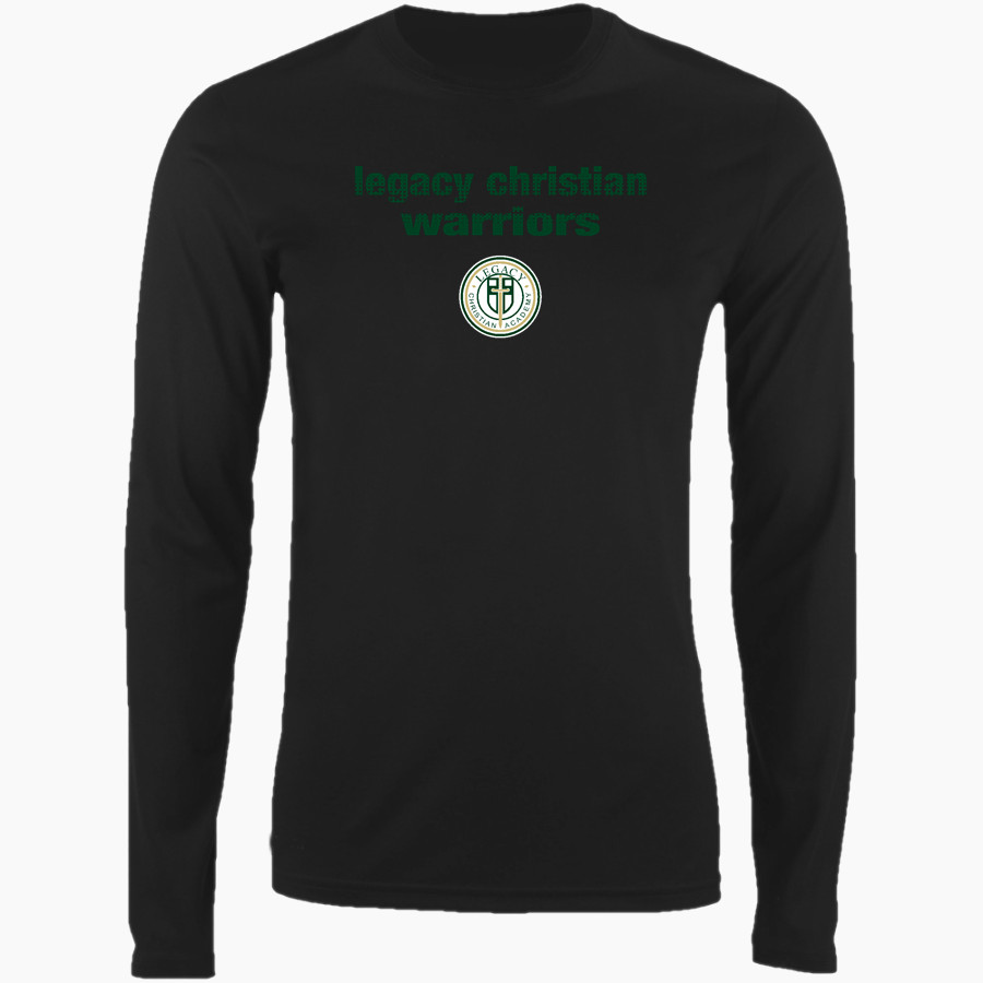LEGACY CHRISTIAN WARRIORS Nike Men's Long Sleeve Cotton Crew T-Shirt