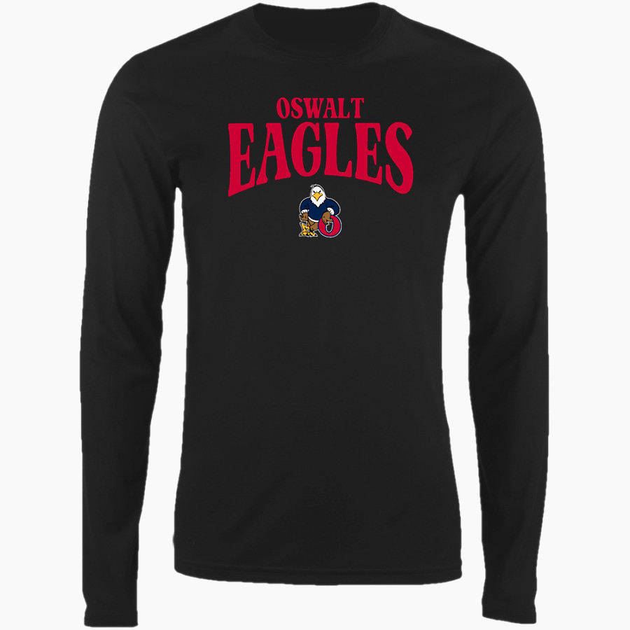 Oswalt Eagles <span class="pdp-name-mascot">Oswalt Academy Eagles</span> Nike Men's Long Sleeve Cotton Crew T-Shirt