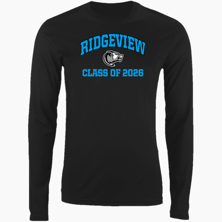 RIDGEVIEW HIGH SCHOOL WOLFPACK <span class="pdp-name-mascot">RIDGEVIEW WOLFPACK</span> Nike Men's Long Sleeve Cotton Crew T-Shirt