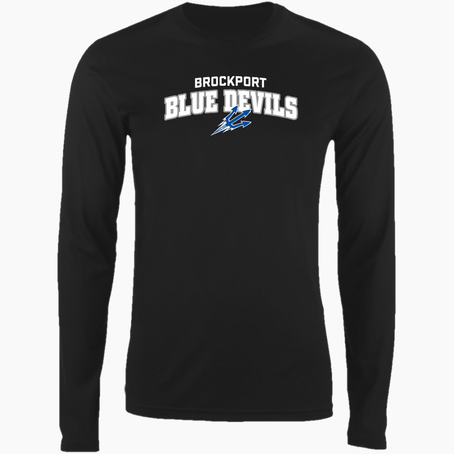 BROCKPORT BLUE DEVILS The Official Online Store <span class="pdp-name-mascot">BROCKPORT BLUE DEVILS</span> Nike Men's Long Sleeve Cotton Crew T-Shirt