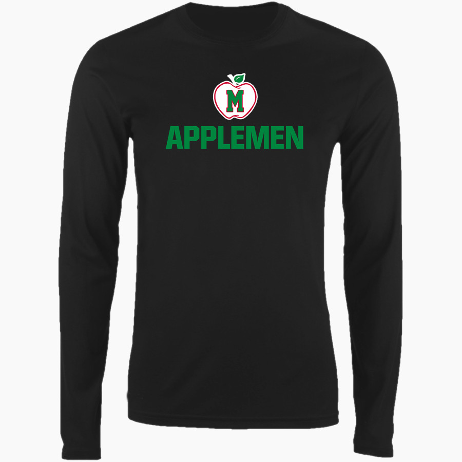 MUSSELMAN HIGH SCHOOL APPLEMEN Nike Men's Long Sleeve Cotton Crew T-Shirt