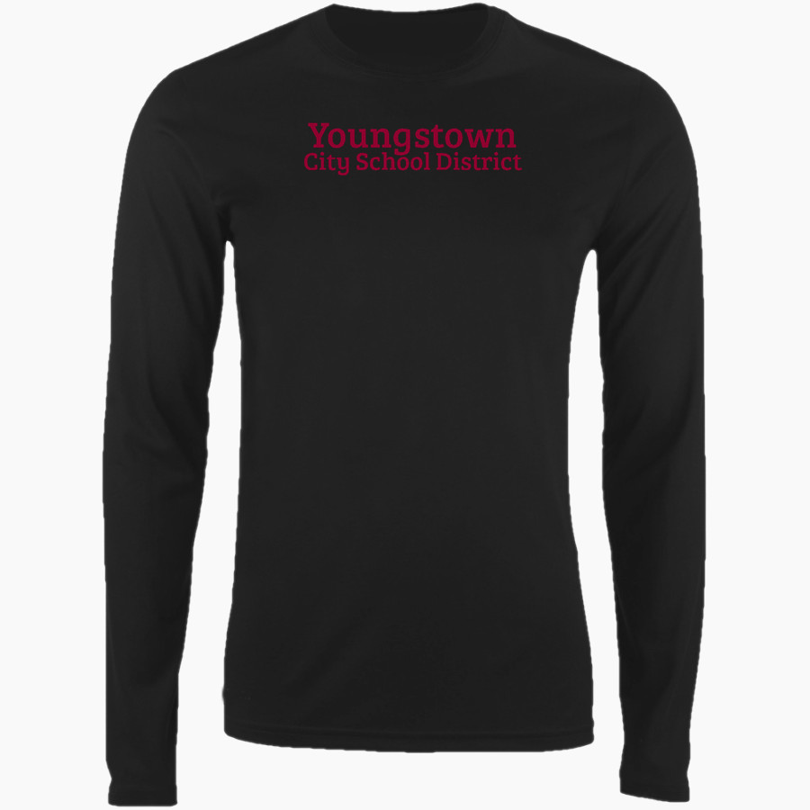 Youngstown City School District Online Store <span class="pdp-name-mascot">Youngstown City School District</span> Nike Men's Long Sleeve Cotton Crew T-Shirt