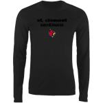 St. Clement Cardinals <span class="pdp-name-mascot">St. Clement School Cardinals</span> Nike Men's Long-Sleeve Cotton Crew T-Shirt Front Thumbnail