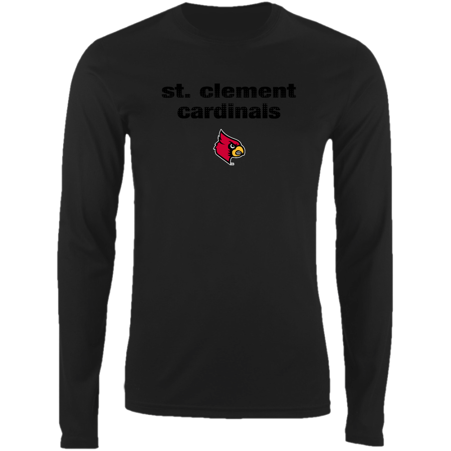 St. Clement Cardinals <span class="pdp-name-mascot">St. Clement School Cardinals</span> Nike Men's Long-Sleeve Cotton Crew T-Shirt