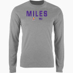 Miles Golden Bears <span class="pdp-name-mascot">Miles Golden Bear</span> Nike Men's Long Sleeve Cotton Crew T-Shirt Front Thumbnail
