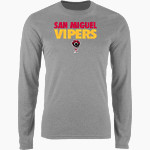 SAN MIGUEL HIGH SCHOOL VIPERS <span class="pdp-name-mascot">SAN MIGUEL VIPERS</span> Nike Men's Long Sleeve Cotton Crew T-Shirt Front Thumbnail