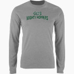 Georgetown Day Mighty Hoppers <span class="pdp-name-mascot">Georgetown Day School Mighty Hoppers</span> Nike Men's Long Sleeve Cotton Crew T-Shirt Front Thumbnail