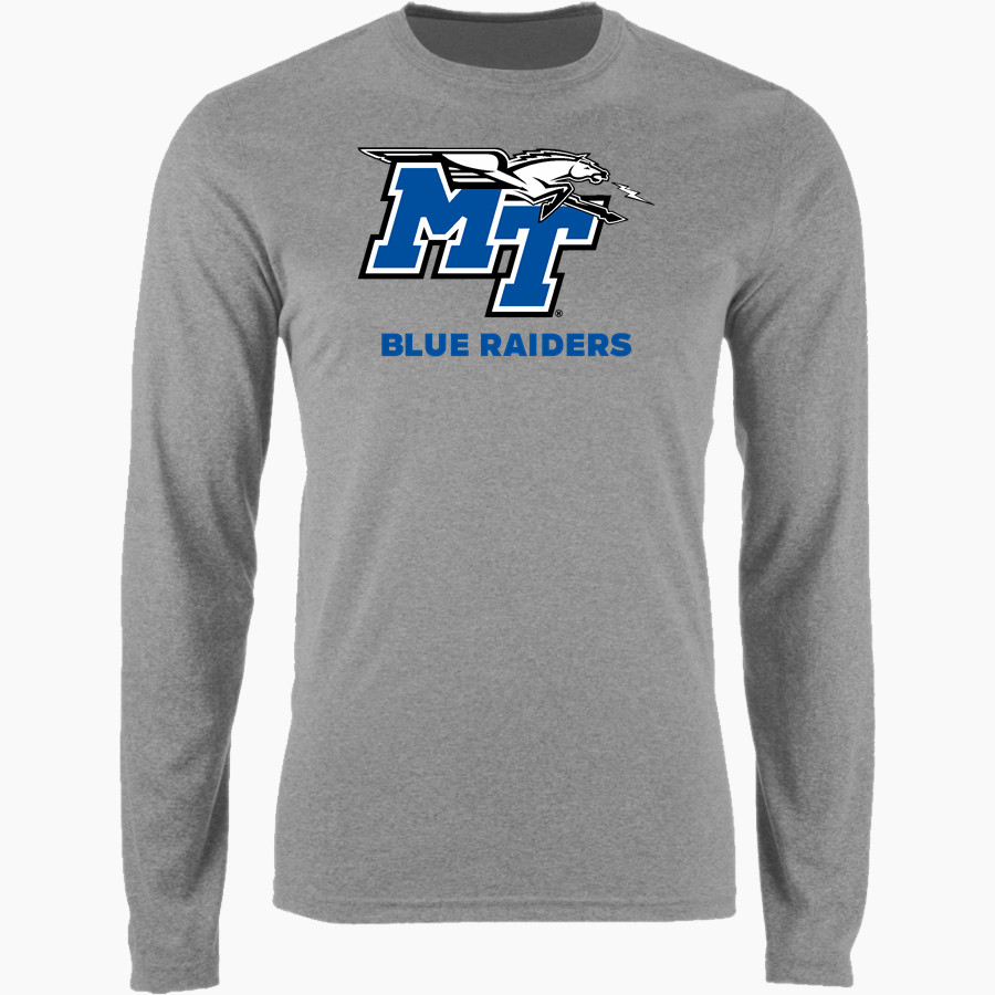MTSU Blue Raiders Nike Men's Long Sleeve Cotton Crew T-Shirt