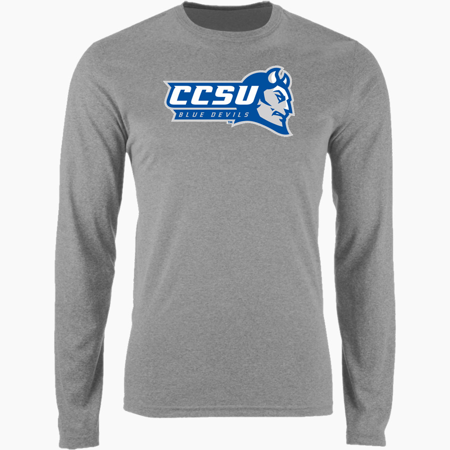 CCSU Blue Devils Nike Men's Long Sleeve Cotton Crew T-Shirt