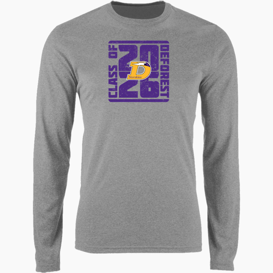 DEFOREST HIGH SCHOOL NORSKIES Nike Men's Long Sleeve Cotton Crew T-Shirt