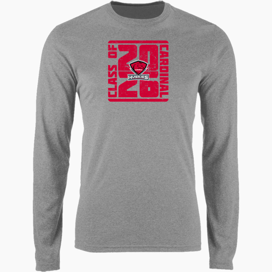 CARDINAL HIGH SCHOOL HUSKIES Nike Men's Long Sleeve Cotton Crew T-Shirt