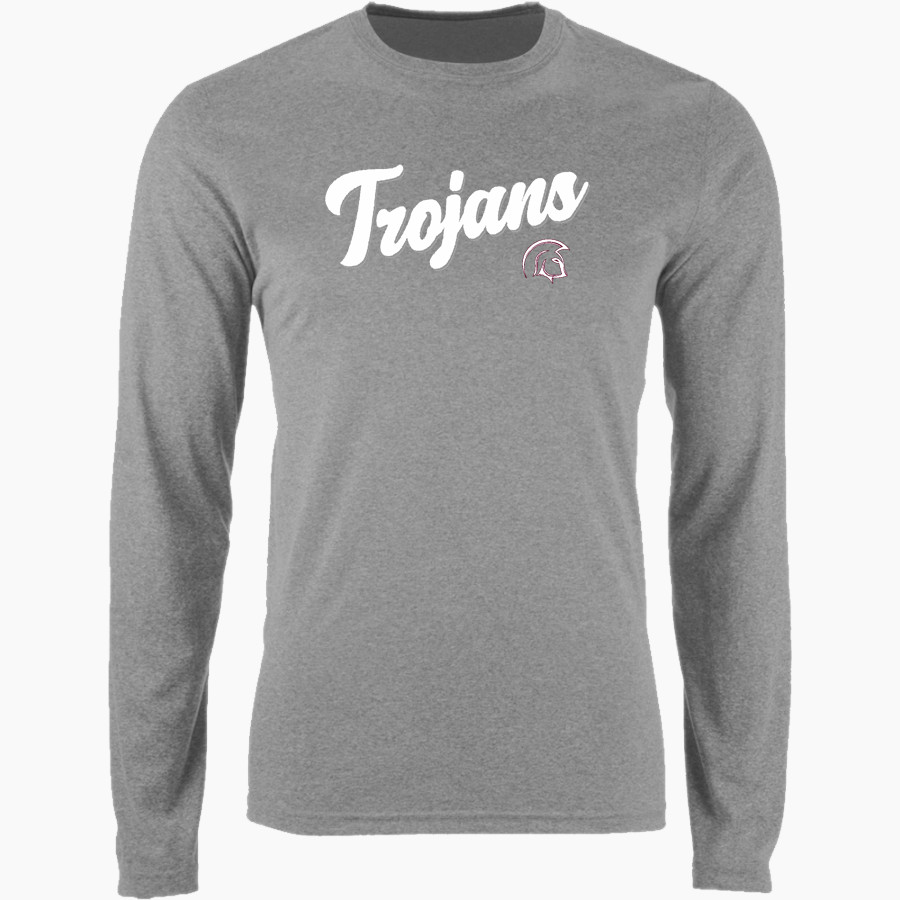 North Crawford Trojans Nike Men's Long Sleeve Cotton Crew T-Shirt