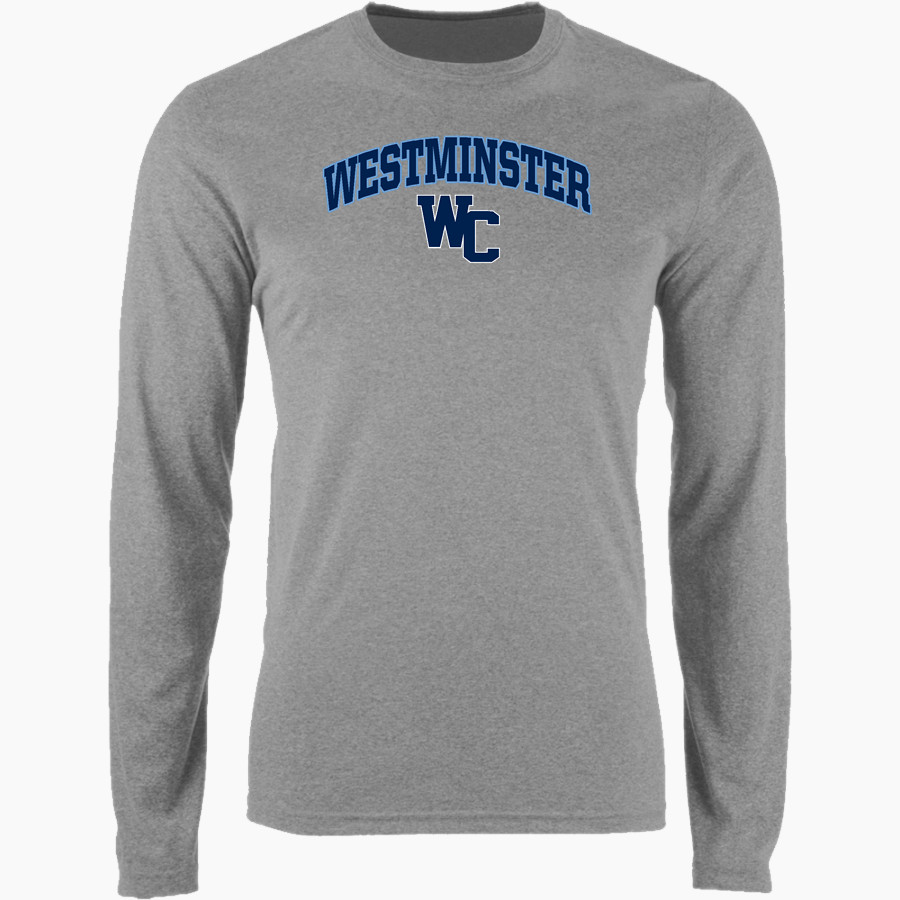 Westminster Blue Jays <span class="pdp-name-mascot">Westminster Blue Jays</span> Nike Men's Long Sleeve Cotton Crew T-Shirt