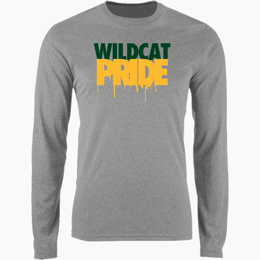 Northern Michigan Wildcats <span class="pdp-name-mascot">Northern Michigan Wildcats</span> Nike Men's Long Sleeve Cotton Crew T-Shirt