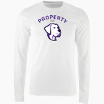 Shell Bank Brigade <span class="pdp-name-mascot">Shell Bank P771K@014 Labradors</span> Nike Men's Long Sleeve Cotton Crew T-Shirt Front Thumbnail