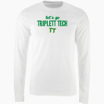 Triplett Tech Nike Men's Long Sleeve Cotton Crew T-Shirt Front Thumbnail