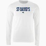 ST DAVID'S HIGH SCHOOL WARRIORS <span class="pdp-name-mascot">ST DAVID'S WARRIORS</span> Nike Men's Long Sleeve Cotton Crew T-Shirt Front Thumbnail