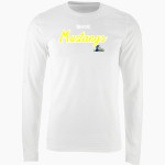 Mahone Mustangs Nike Men's Long Sleeve Cotton Crew T-Shirt Front Thumbnail