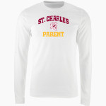 St. Charles Warriors <span class="pdp-name-mascot">St Charles Borromeo Warriors</span> Nike Men's Long Sleeve Cotton Crew T-Shirt Front Thumbnail