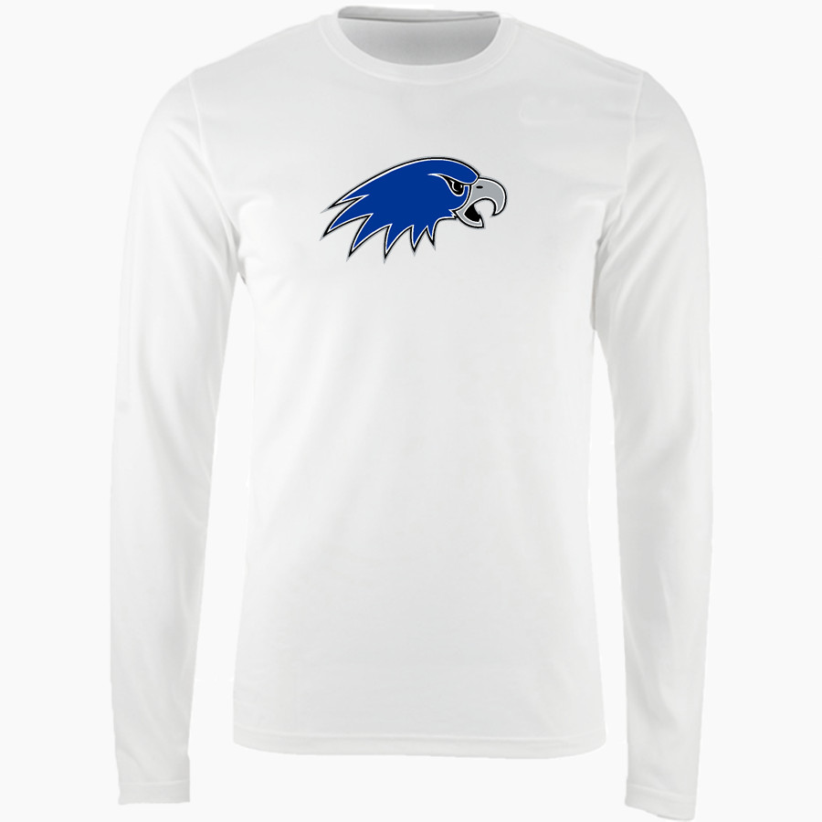 Hartwick Hawks Nike Men's Long Sleeve Cotton Crew T-Shirt