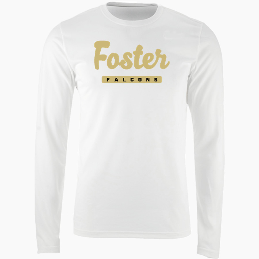 FOSTER HIGH SCHOOL FALCONS <span class="pdp-name-mascot">FOSTER FALCONS</span> Nike Men's Long Sleeve Cotton Crew T-Shirt