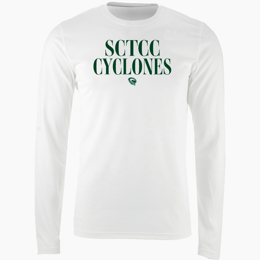 SCTCC Cyclones Online Apparel Store Nike Men's Long Sleeve Cotton Crew T-Shirt