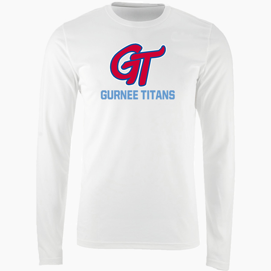 Gurnee Youth Baseball Gurnee <span class="pdp-name-mascot">Gurnee Youth Baseball</span> Nike Men's Long Sleeve Cotton Crew T-Shirt