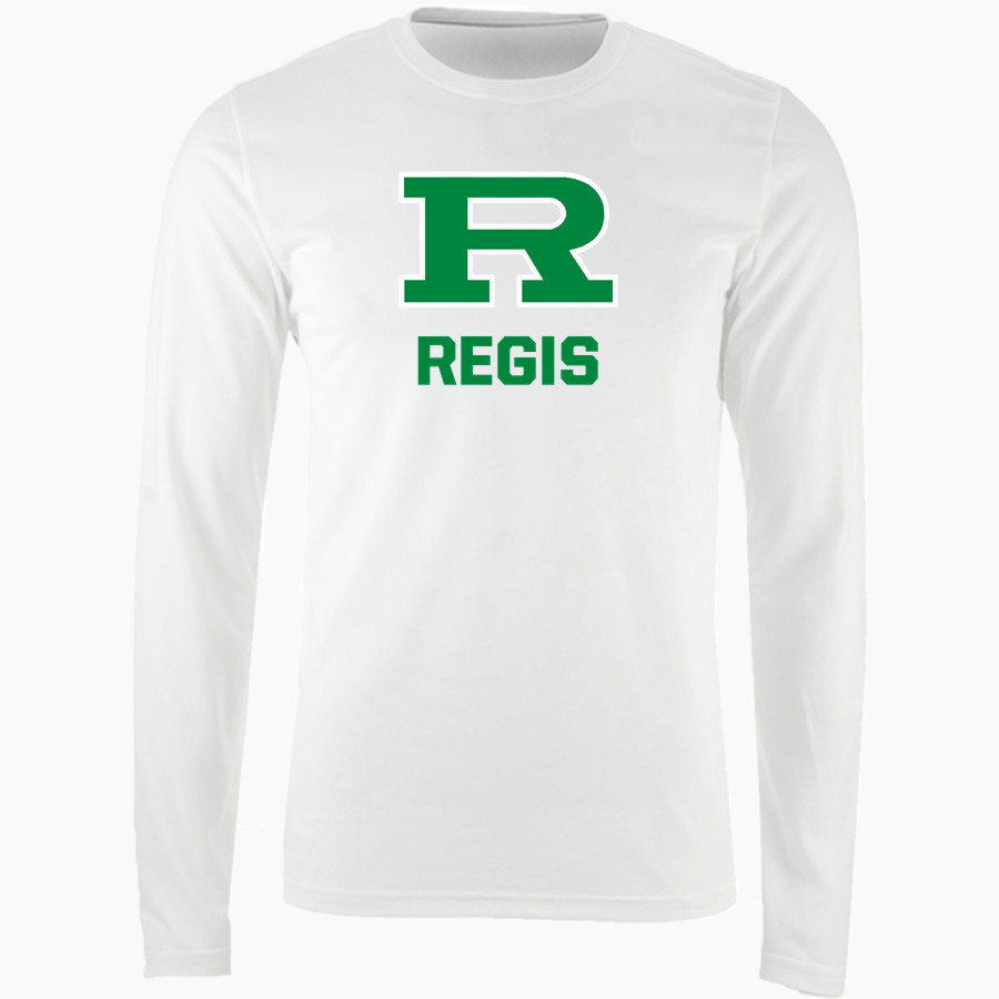 REGIS RAMBLERS <span class="pdp-name-mascot">REGIS RAMBLERS</span> Nike Men's Long Sleeve Cotton Crew T-Shirt