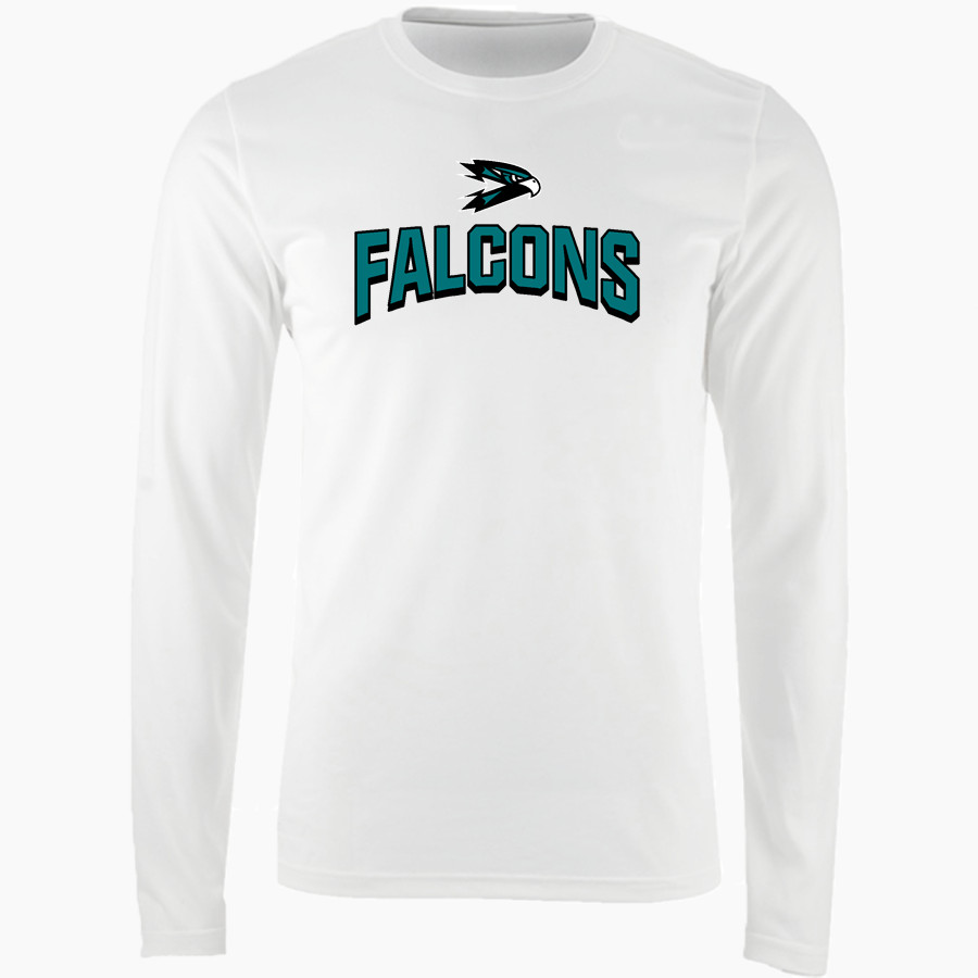 Folsom Lake Falcons Nike Men's Long Sleeve Cotton Crew T-Shirt