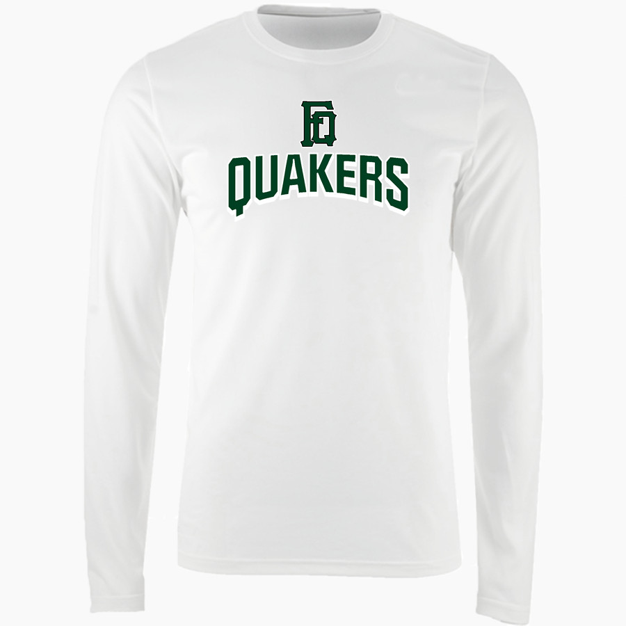 Franklin Quakers <span class="pdp-name-mascot">Franklin Quakers</span> Nike Men's Long Sleeve Cotton Crew T-Shirt