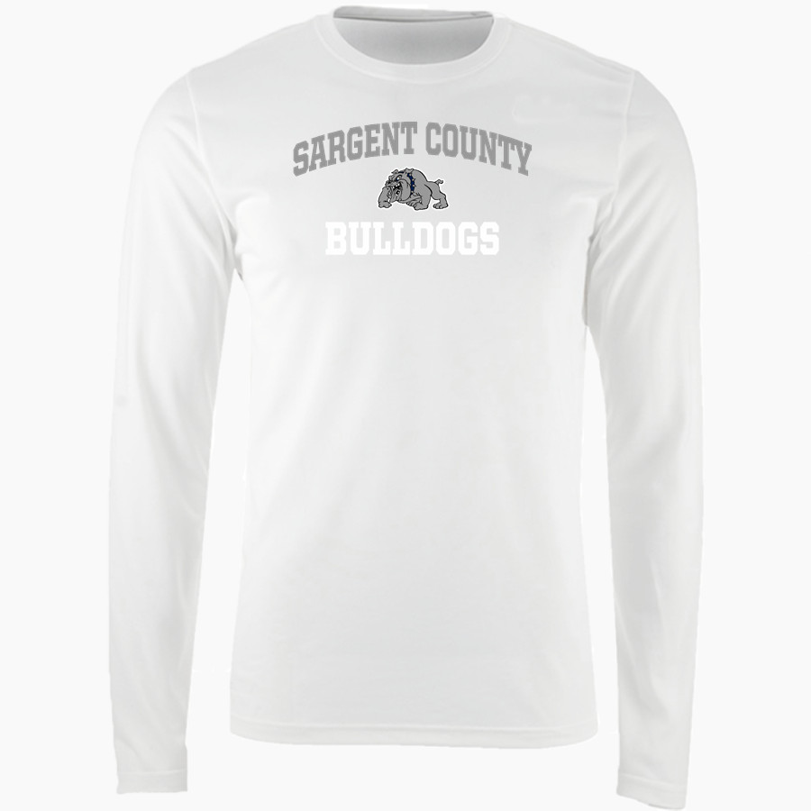 SARGENT COUNTY HIGH SCHOOL CADETS Nike Men's Long Sleeve Cotton Crew T-Shirt