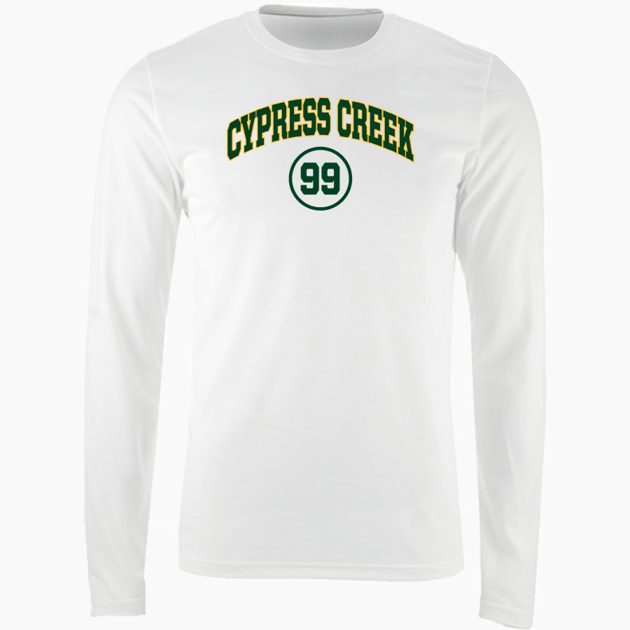 Cypress Creek Coyotes Nike Men's Long Sleeve Cotton Crew T-Shirt