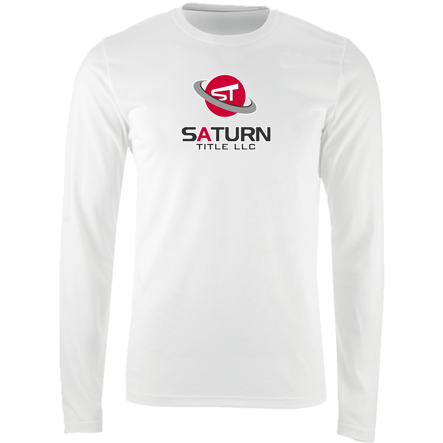 Saturn Title LLC Saturn Title <span class="pdp-name-mascot">Saturn Title LLC</span> Nike Men's Long-Sleeve Cotton Crew T-Shirt