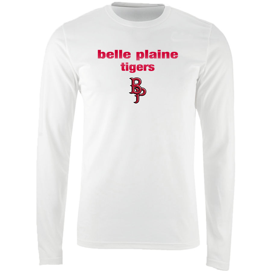 Belle Plaine Tigers <span class="pdp-name-mascot">Belle Plaine Tigers</span> Nike Men's Long-Sleeve Cotton Crew T-Shirt